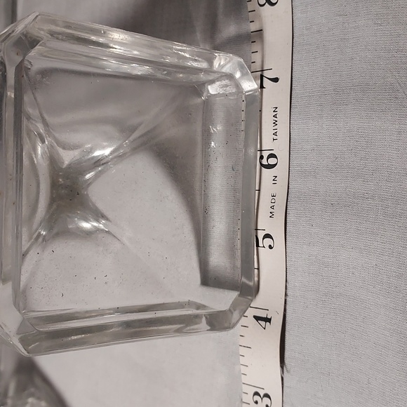 Glass Candle Holders Tall Square Bottom - Picture 5 of 8